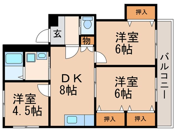 Fortune Pineの物件間取画像